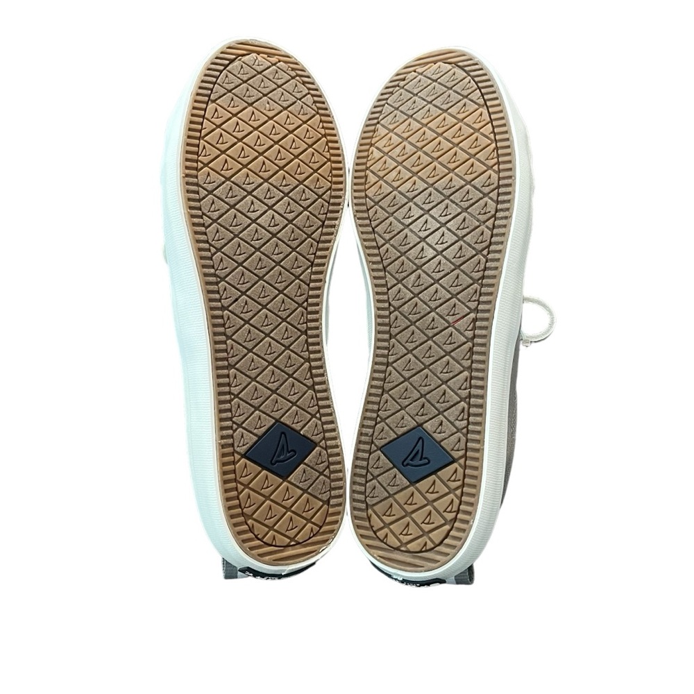 NWOB Sperry Top-Siders Crest Vibe sneakers memory foam canvas leather gray 8 - Picture 10 of 11